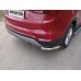 Защита задняя (уголки) 60,3 мм код HYUNSF4WD15-17  на Hyundai Santa Fe Premium (2015-2018) 