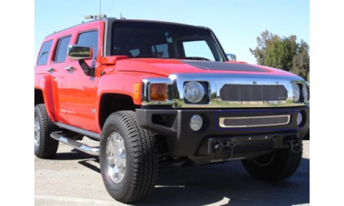 Решетка в бампер полир.нерж.сталь на  