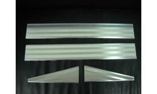 Накладки на дверные пороги (нерж.) 4 шт. 2007-2010 г. на Land Rover Freelander 2 (2007-) 