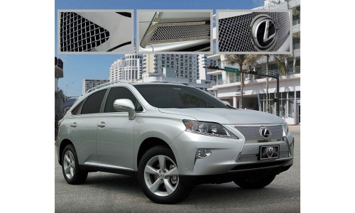 Комплект решеток, полир. нерж. сталь для мод с 2013 г. на Lexus RX 270/350/450h/300  (2012-2015) 