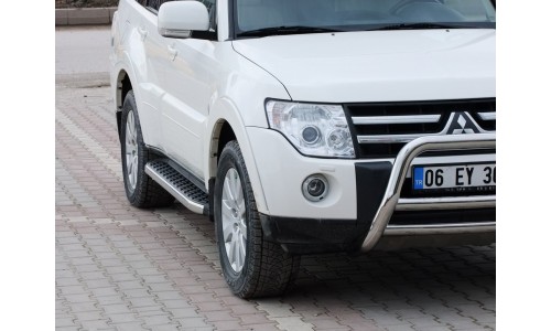 К-т алюмин. порогов с пластмассовой накладкой,модель 