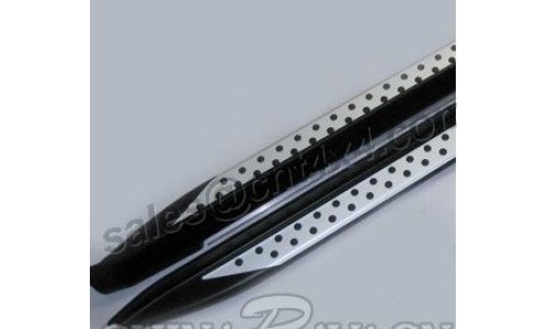 К-т алюминиевых порогов + монтажный к-т. BMW Style (длинная база) на Toyota Rav4 (2010-2012) 