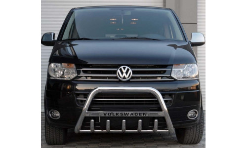 Передня защита с логотипом,полир. нерж. сталь Volkswagen Amarok на Volkswagen Amarok (2010-2015) 