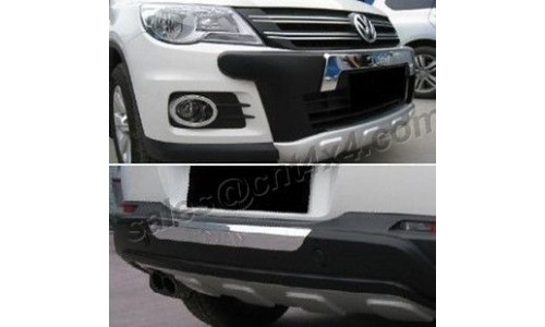 К-т накладок на перед. и задний бампер Volkswagen Tiguan на Volkswagen Tiguan (2007-2010) 