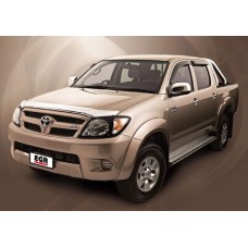 Дефлекторы боковых окон 4 ч тем Toy Hilux 05-, 10-