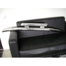 Передня защита бампера, двойная труба 70/60 мм, полир. нерж. сталь