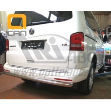 Защита заднего бампера Volkswagen T5 /T6 (2012-) (одинарная) d 60 Защита заднего бампера Volkswagen T5 /T6 (2012-) (одинарная) d 60