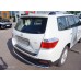 Защита заднего бампера Toyota Highlander (Тойота Хайлендер) (2010-2013) (одинарная) d 60 на Toyota Highlander (2010-2013) 
