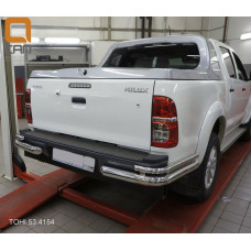 Защита заднего бампера Toyota Hilux (2012-2015) (уголки) d 76/42