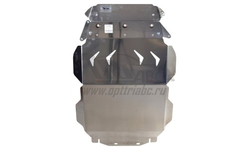 Защита картера Toyota Land Cruiser (Тойота Ленд Круизер) 200 V-4.5TD (2007-2015-) (Алюминий 4 мм) на Toyota Land Cruiser 200 (2007-2011) 