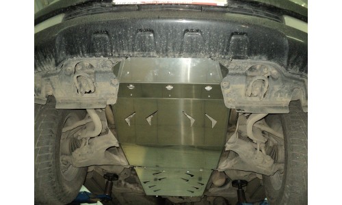 Защита КПП Toyota LC 200 V-4.5TD(2007-10.2015) (Алюминий 4 мм) на Toyota Land Cruiser 200 (2007-2011) 