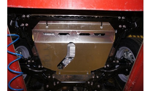 Защита картера двигателя и кпп Toyota Rav 4, V-все (2013-) (Алюминий 4 мм) на Toyota Rav4 (2013-2015) 