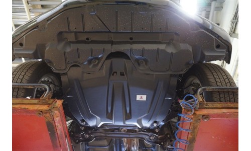 Защита картера Toyota Venza V-2, 7; АКПП; AWD + КПП на Toyota Venza (2013-2016) 