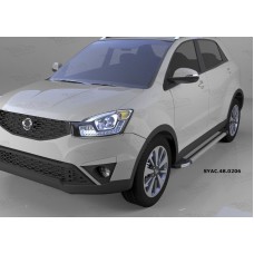 Пороги алюминиевые (Brillant) Ssang Yong Actyon (Ссанг Йонг Актион) (2011-/2013-) (серебр) Пороги алюминиевые (Brillant) Ssang Yong Actyon (Ссанг Йонг Актион) (2011-/2013-) (серебр)