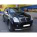 Защита переднего бампера Ssang Yong Rexton (Ссанг Йонг Рекстон) (2007-2012 / 2012-) (одинарная) d 76 на Ssang Yong Rexton (2007-2012) 