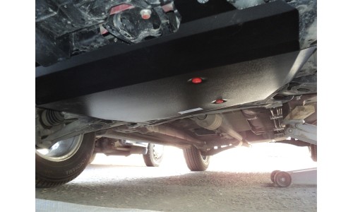 Защита картера двигателя и кпп Mitsubishi Outlander (Митсубиши Аутлендер) XL V-все, кроме 3,0 (06-12 на Mitsubishi Outlander (2014-2015) 