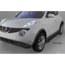 Пороги алюминиевые (Onyx) Nissan Juke (2011-)