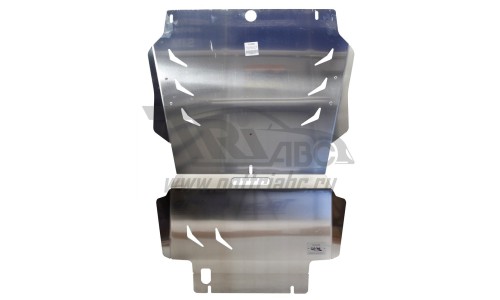 Защита картера двигателя и кпп Infiniti (Инфинити) QX80 (2014-) (QX56 (2010-2014-))/Nissan Patrol V- на Infiniti QX56 (2011-2014) 