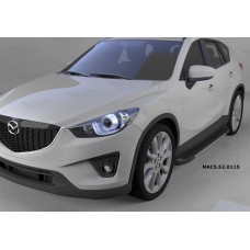 Пороги алюминиевые (Onyx) Mazda (Мазда) CX5 (2012-2015 /2015-) Пороги алюминиевые (Onyx) Mazda (Мазда) CX5 (2012-2015 /2015-)