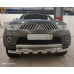 Защита переднего бампера Mitsubishi Pajero Sport (Митсубиши Паджеро) (2008-)/L200 (2014- кроме компл на Mitsubishi Pajero Sport (2013-2015) 