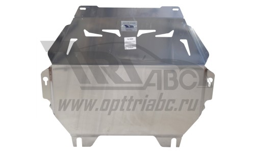 Защита картера двигателя и кпп Mitsubishi Outlander (Митсубиши Аутлендер) V-2.0;2.4;3.0 (2013-10.201 на Mitsubishi Outlander (2014-2015) 