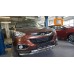 Защита переднего бампера Hyundai IX-35 (2009-2015) (Shark) d60/60 на Hyundai IX35 (2009-2015) 