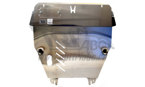 Защита картера двигателя и кпп Honda (Хонда) Pilot, V-3,5 (2008-11)  (Алюминий 4 мм) на Honda Pilot (2008-2011) 