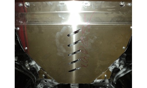 Защита трубок кондиционера Ford Explorer,V-все (2010-) (сталь 4 мм) на Ford Explorer (2011-2015) 