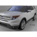 Пороги алюминиевые (Brillant) Ford Explorer (2011-/ 2015-) (серебр) на Ford Explorer (2011-2015) 