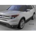 Пороги алюминиевые (Sapphire Black) Ford Explorer (2011-) на Ford Explorer (2011-2015) 