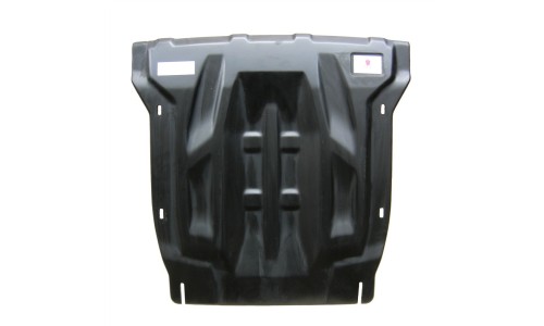 Защита картера двигателя и кпп Audi (Ауди) Q7,V-все, кроме 4.1D; 5.9D (2009-05.2015),из 2х частей (К на Audi Q7 (2006-2015) 