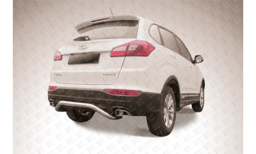 Защита заднего бампера d57 