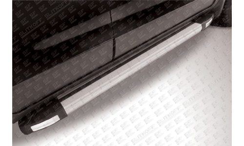 Пороги алюминиевые Chevrolet CAPTIVA (2013) на Chevrolet Captiva (2013-2015) 