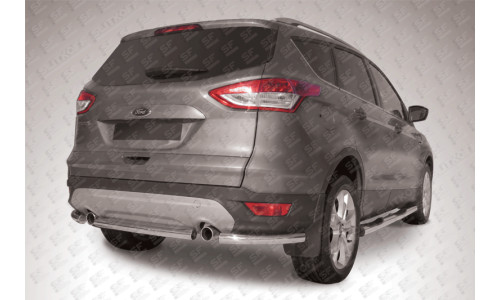 Защита заднего бампера d57 Ford Kuga (2013) на Ford Kuga (2013-2016) 