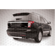 Защита заднего бампера d76 Ford Explorer (2012)