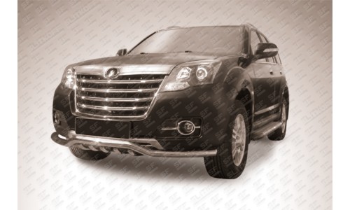 Защита переднего бампера d57 