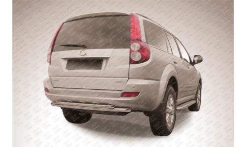 Защита заднего бампера d57+d42 двойная радиусная Great Wall Hover H5 на Great Wall Hover H5 (2011-) 