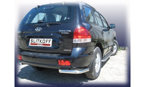 Уголки d57 Hyundai Santa Fe Classic (Таганрог) на Hyundai Santa Fe (2006-2010) 