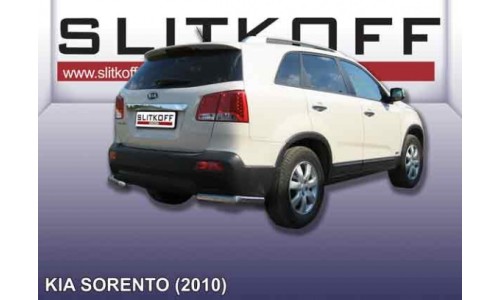 Уголки задние d57 KIA Sorento (2010) на Kia Sorento (2009-2012) 