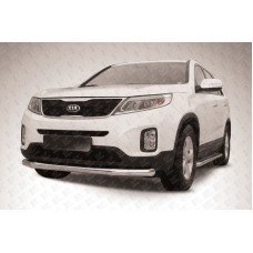 Защита переднего бампера d76 KIA Sorento (2013)