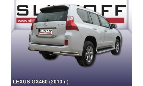Уголки d76+d42 двойные Lexus GX-460 (2010) на Lexus GX460 (2009-2013) 