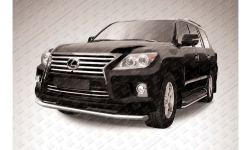 Защита переднего бампера d76 Lexus LX-570 на Lexus LX570 (2012-2015) 