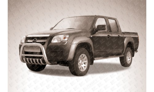 Кенгурятник низкий d76 с защитой картера Mazda BT-50 на Mazda BT-50 (2007-2012) 