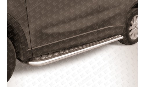 Пороги d42 с листом Mazda CX-5 на Mazda CX-5 (2011-2015) 