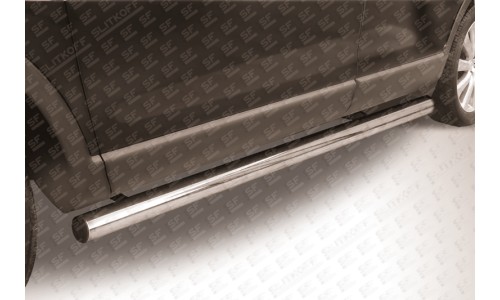 Пороги d76 труба Mazda CX-9 на Mazda CX-9 (2007-2012) 