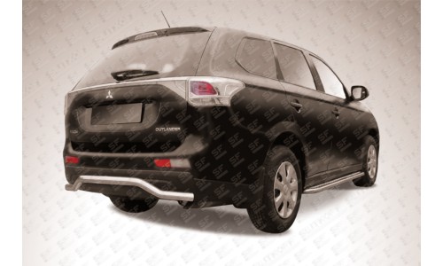 Защита заднего бампера d57 