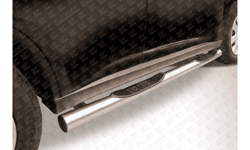 Пороги d76 с проступями Mitsubishi Outlander (2013) на Mitsubishi Outlander (2012-2014) 