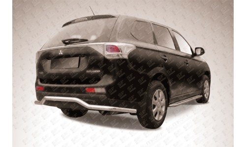 Защита заднего бампера d57 