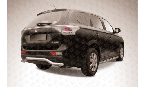 Защита заднего бампера d57 