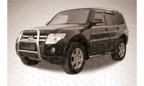 Кенгурятник высокий d57 Mitsubishi Pajero IV на Mitsubishi Pajero 4 (2006-2011) 